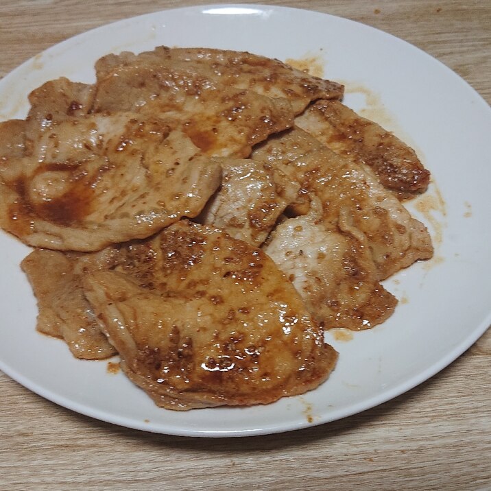簡単!焼き肉のタレで生姜焼き風